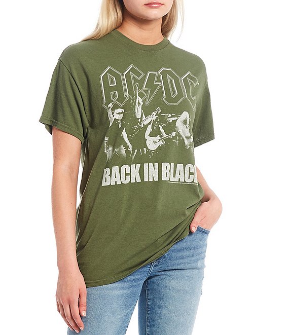 Back Graphic Band Food | Dillard\'s T-Shirt Junk In ACDC Black