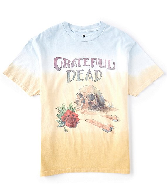 Junk Food Men's Grateful Dead Skeleton Short Sleeve T-shirt - Macy's