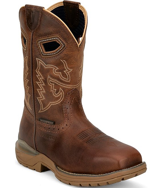 Justin Boots Men's Oilpatch 11#double; Waterproof Nano Composite Toe Western Boot