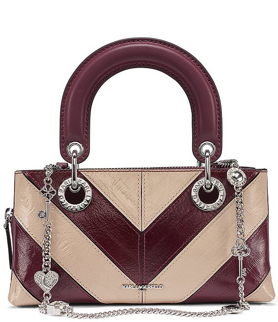 KARL LAGERFELD PARIS Benoite Chevron Shoulder Bag
