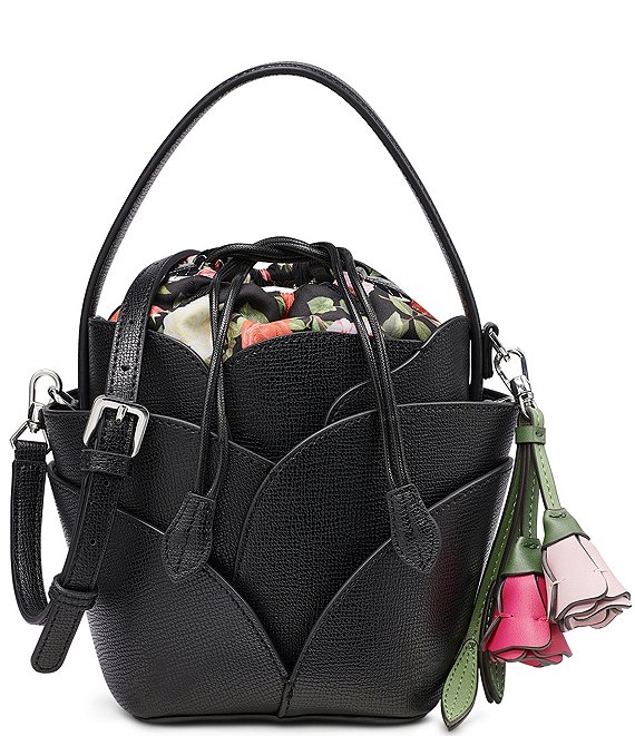 KARL LAGERFELD PARIS Ikon Bucket Drawstring Bag