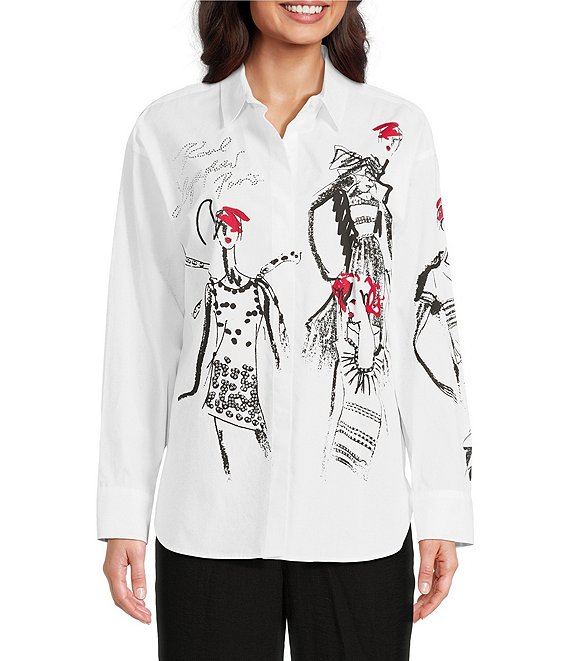 Karl Lagerfeld button front shops shirt