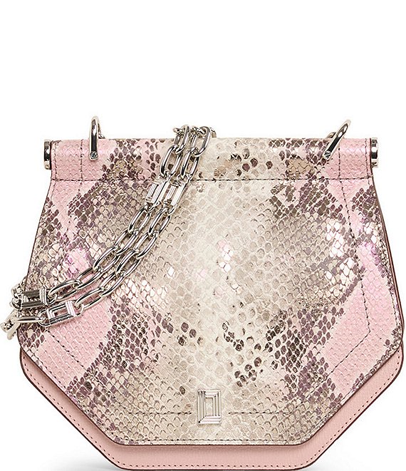 snakeskin crossbody bag