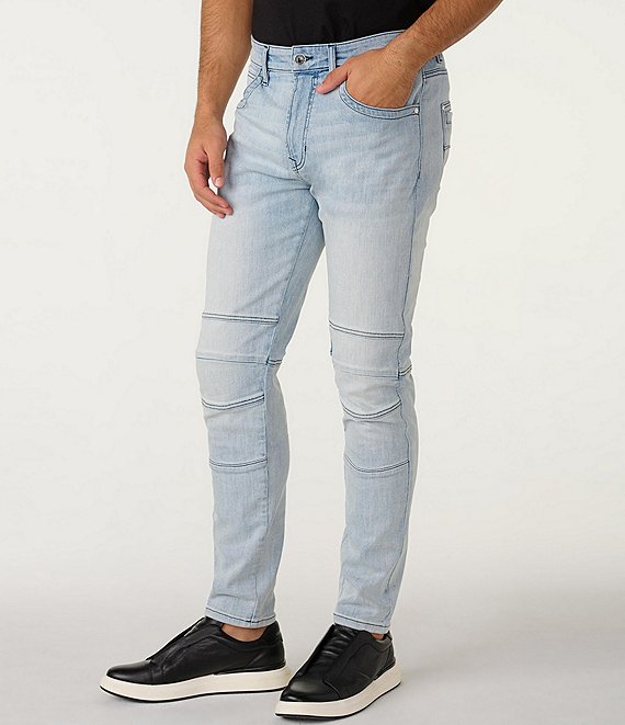 Karl Lagerfeld Paris Slim Fit Light Wash Stretch Jeans | Dillard\'s
