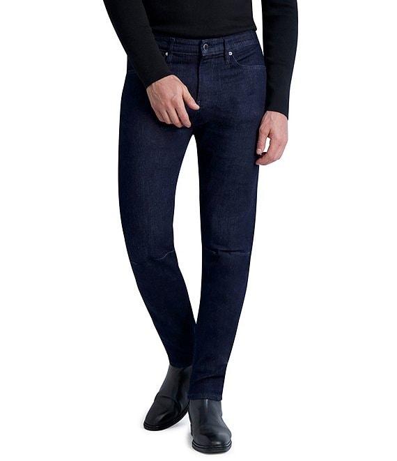 Color:Blue - Image 1 - Karl Lagerfeld Paris Slim-Fit Stretch 5-Pocket Pants