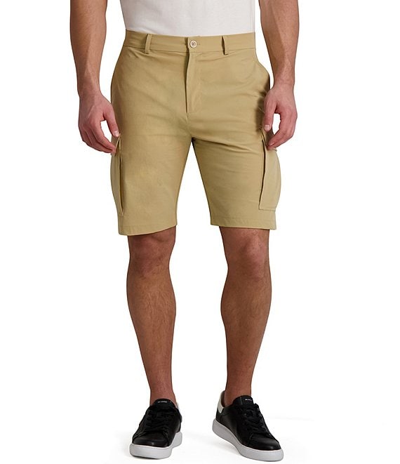 Color:Incense - Image 1 - Slim Fit Stretch 8#double; Inseam Cargo Shorts