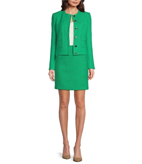 Karl lagerfeld paris outlet tweed sheath dress