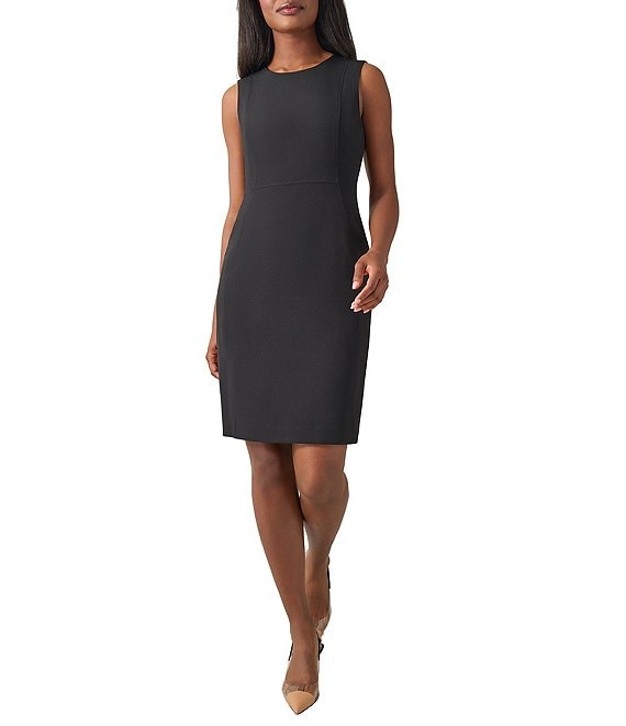 Kasper Stretch Crepe Princess Seam Sheath Dress | Dillard's