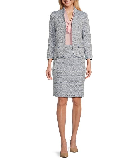 Kasper 2024 tweed skirt