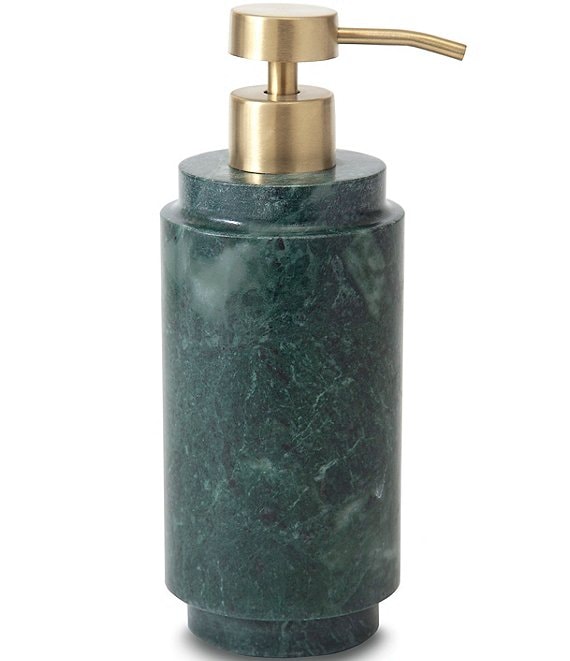 Color:Green - Image 1 - Esmeralda Marble Lotion Dispenser