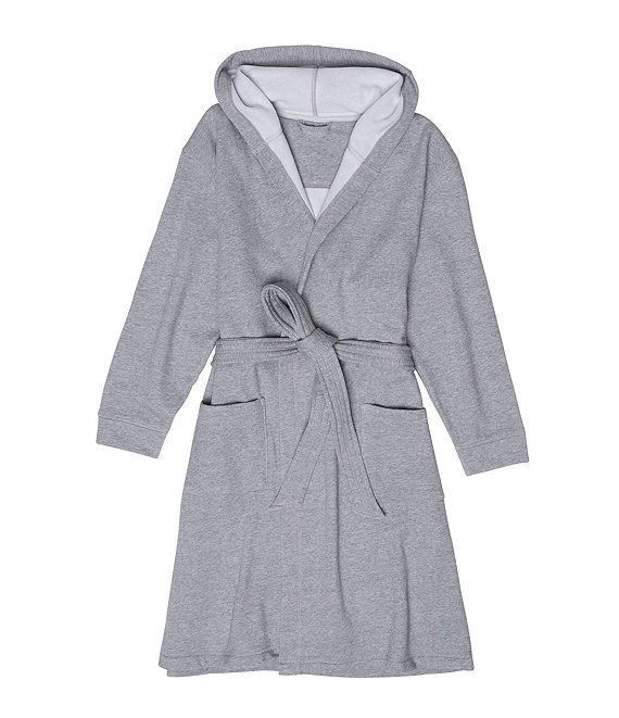 Kassatex Jersey Hooded Cozy Robe | Dillard's