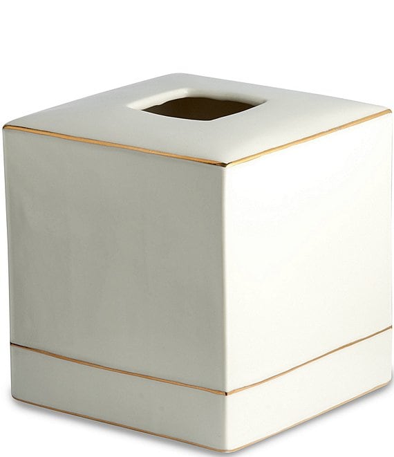 Color:White - Image 1 - St. Honore Tissue Box Holder