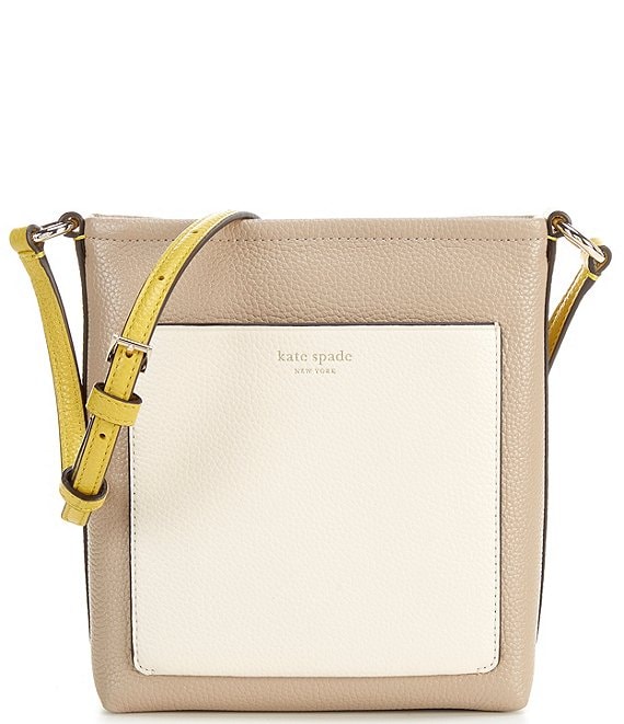 kate spade new york Ava Colorblocked Pebbled Leather Small