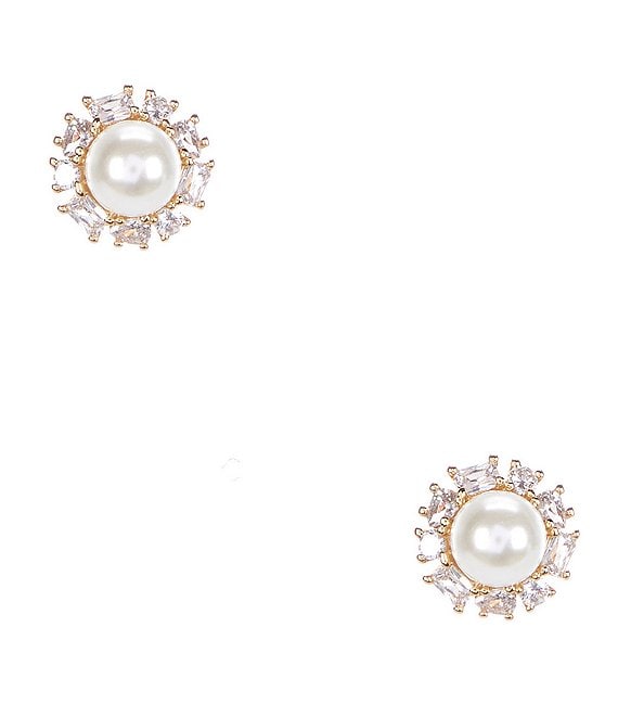 kate spade new york Candy Shop Pearl Halo Stud Earrings