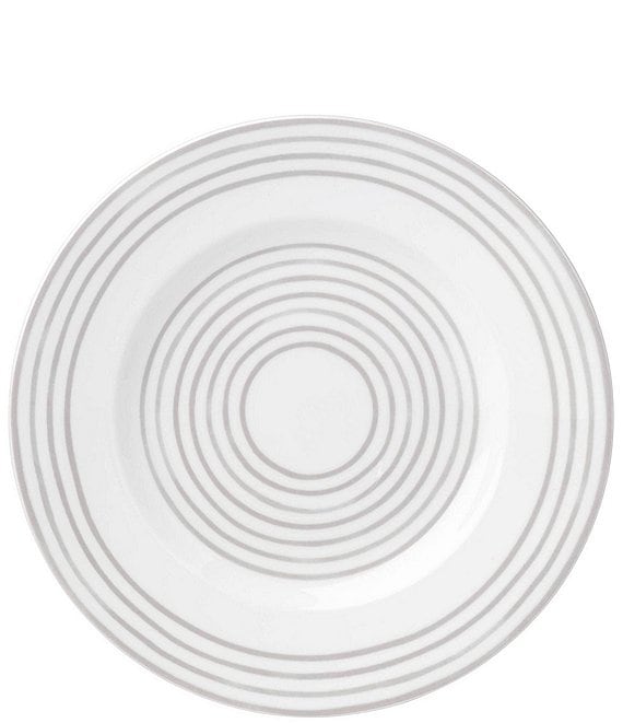 kate spade new york Grey Charlotte Street Porcelain Accent Plate