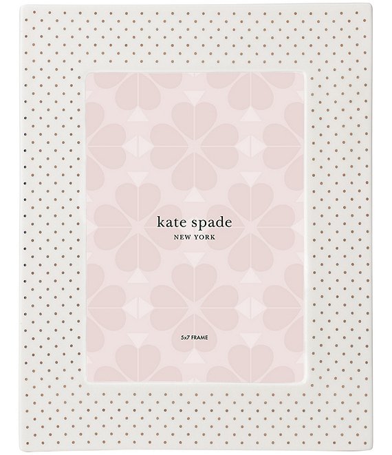 https://dimg.dillards.com/is/image/DillardsZoom/mainProduct/kate-spade-new-york-charmed-life-silver-and-gold-dotted-5-x-7-frame/00000000_zi_20297036.jpg