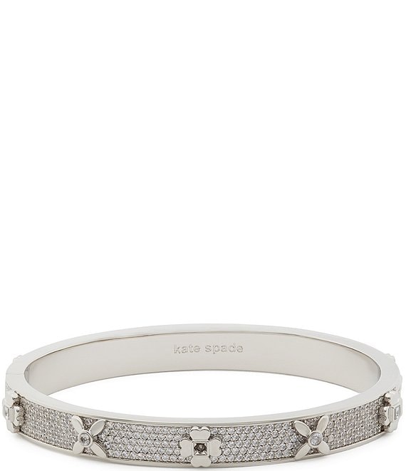 kate spade new york Crystal Heritage Bloom Bangle Bracelet