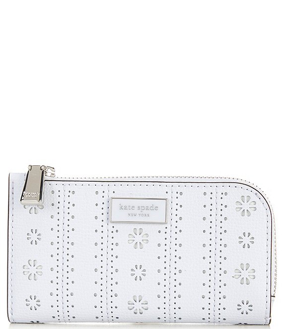 kate spade new york Devin Small Slim Floral Laser Cut Bifold