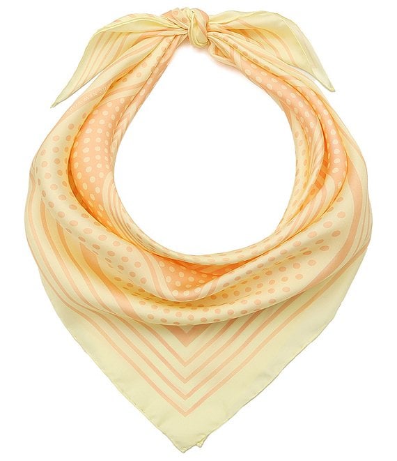 kate spade new york Dotted Silk Square Scarf