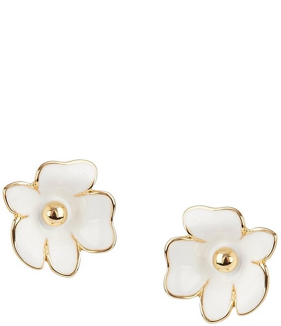 kate spade new york Golden Bloom Flower Stud Earrings
