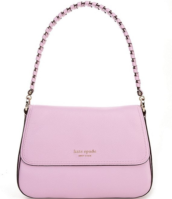 Kate Spade New York Icy Lavender Convertible Flap Leather