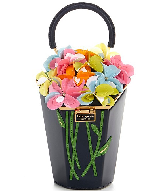kate spade new york In Bloom Floral Bouquet 3D Vase Top Handle Crossbody  Bag | Dillard's