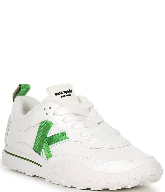 kate spade new york K As In Kate Leather Lace Up Sneakers