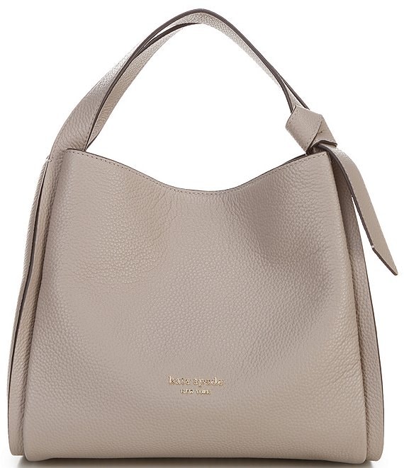Kate Spade New York Knott Pebbled Leather Small Crossbody Bag - Warm Taupe