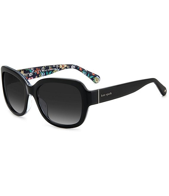 Kate Spade New York Layne Black Floral Square Sunglasses Dillards 7130