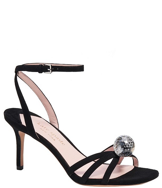 Kate spade black suede on sale heels