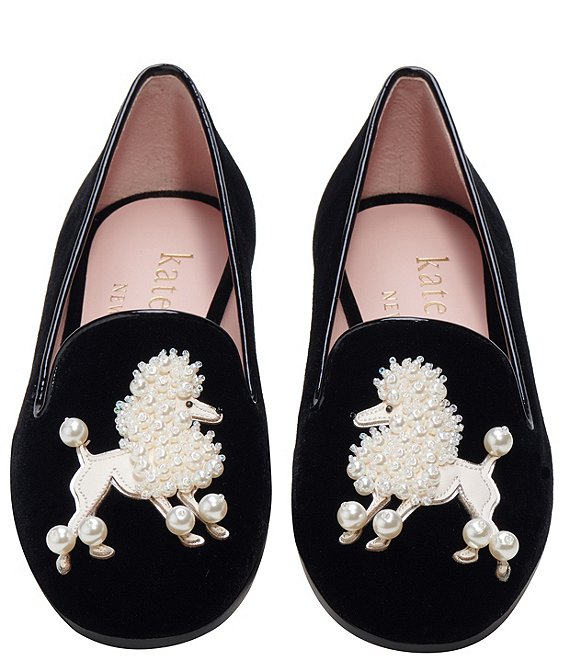 womens black velvet loafers