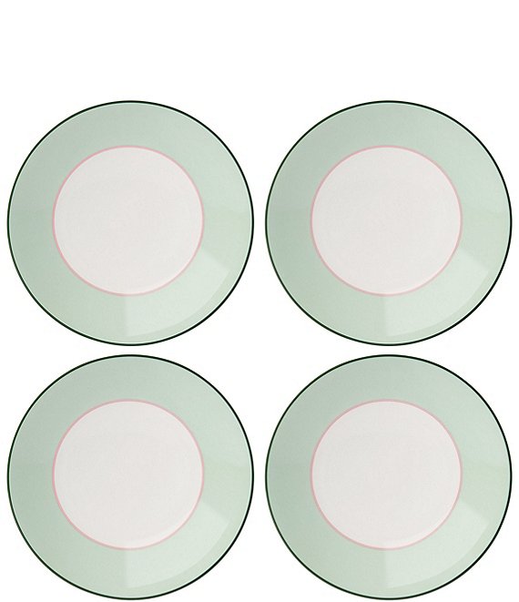 Color:Green - Image 1 - Make It Pop Accent Plates, Set of 4