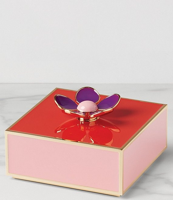 kate spade new york Make It Pop Floral Red & Pink Covered Keepsake