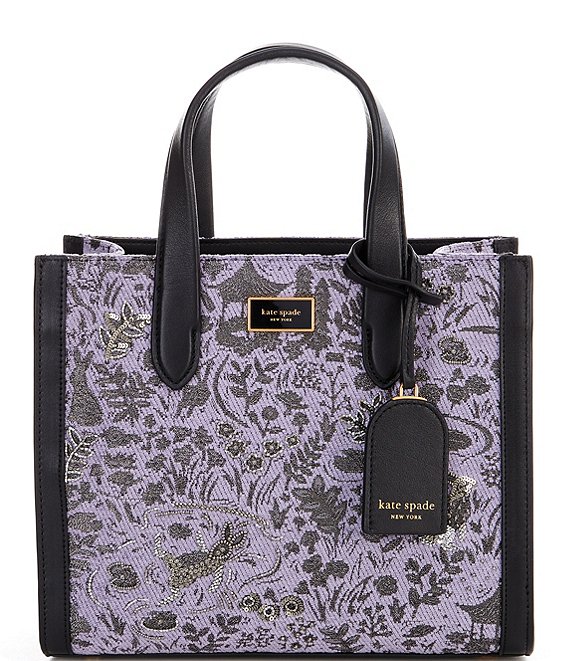 kate spade new york Manhattan Year Of The Rabbit Embellished Toile Floral  Jacquard Small Tote Bag | Dillard's