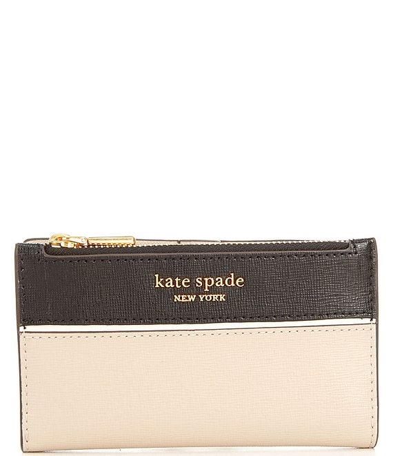 kate spade new york morgan colorblock saffiano leather wallet