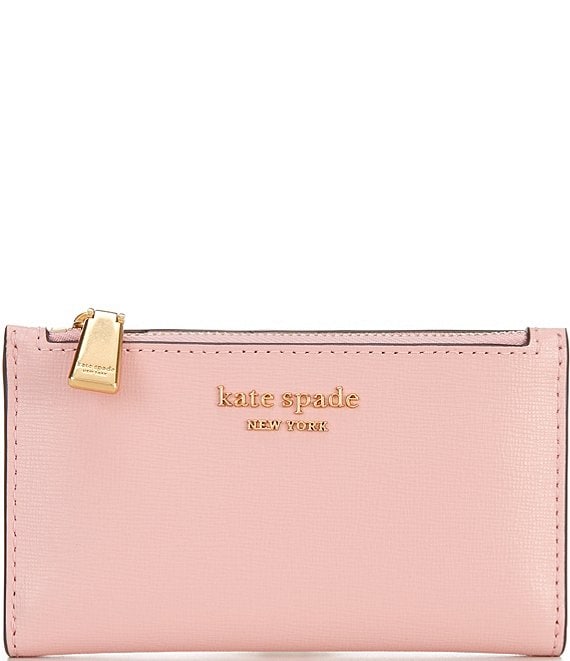 Color:Pink Dune - Image 1 - Morgan Small Slim Bifold Wallet