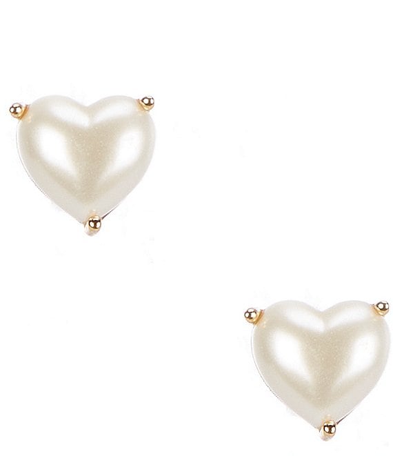 kate spade new york Pearl Heart Stud Earrings