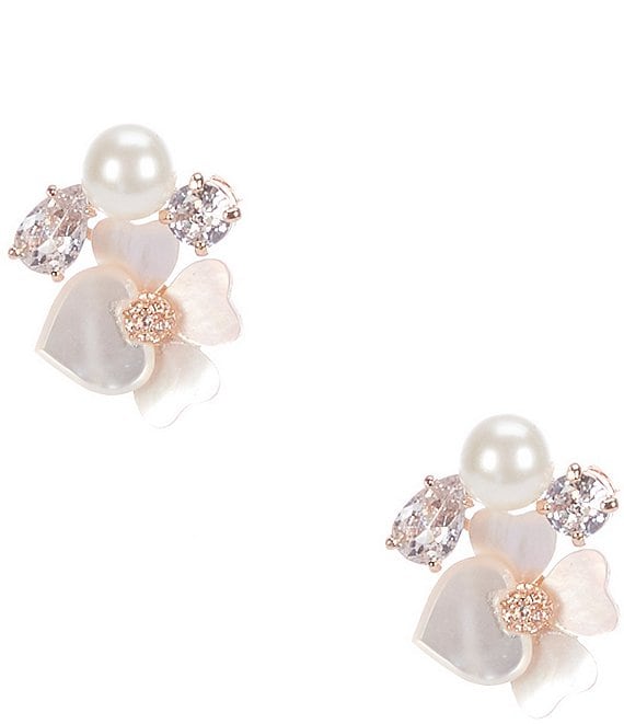 Kate Spade NY RARE AUTHENTIC PLAZA ATHENEE CRYSTAL CLEAR DROP EARRINGS  DANGLE