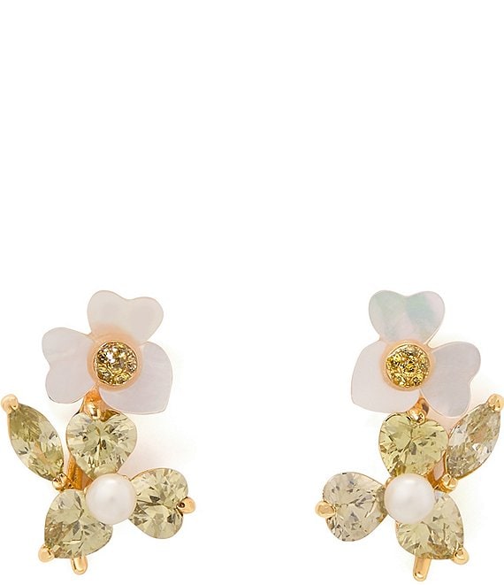 Kate Spade semiprecious stone cluster stud hot earrings