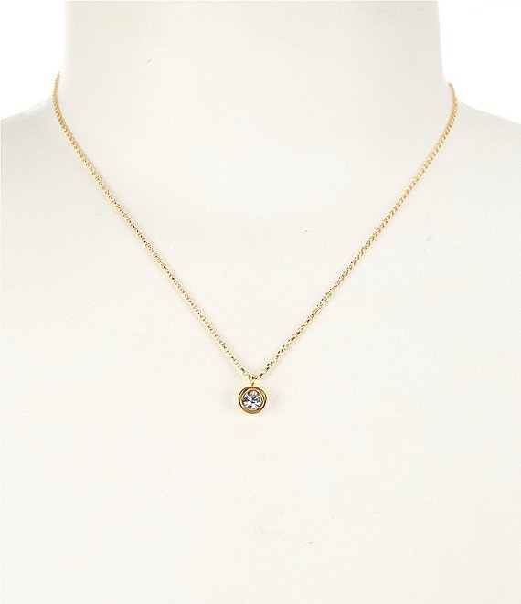kate spade | Jewelry | Kate Spade Everyday Spade Enamel Mini Pendant  Necklace In White | Poshmark