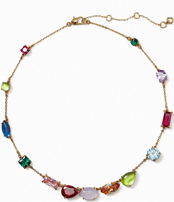 kate spade new york Showtime Stone Scatter Collar Necklace | Dillard's