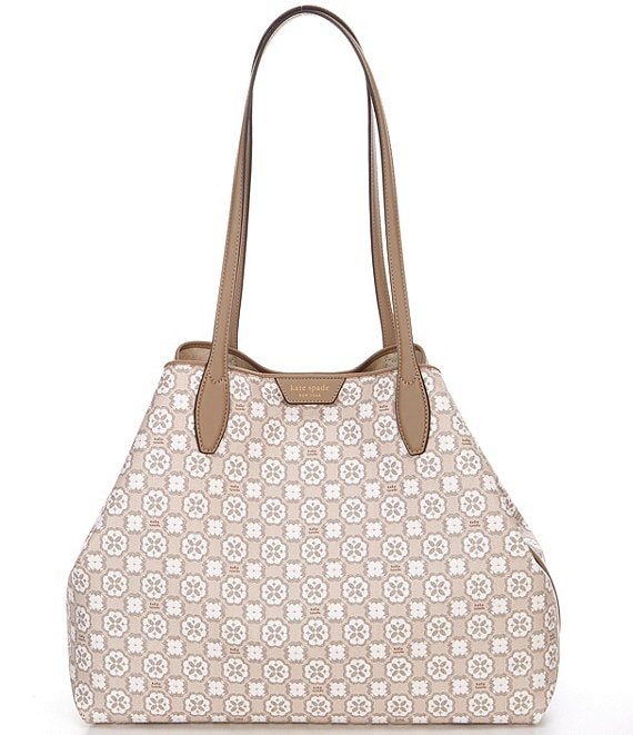 Kate Spade New York Neutrals, Pattern Print Canvas Tote Bag W/Tags