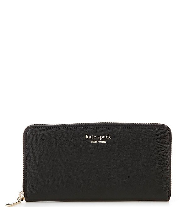 kate spade new york Spencer Leather Zip Around Continental Wallet ...