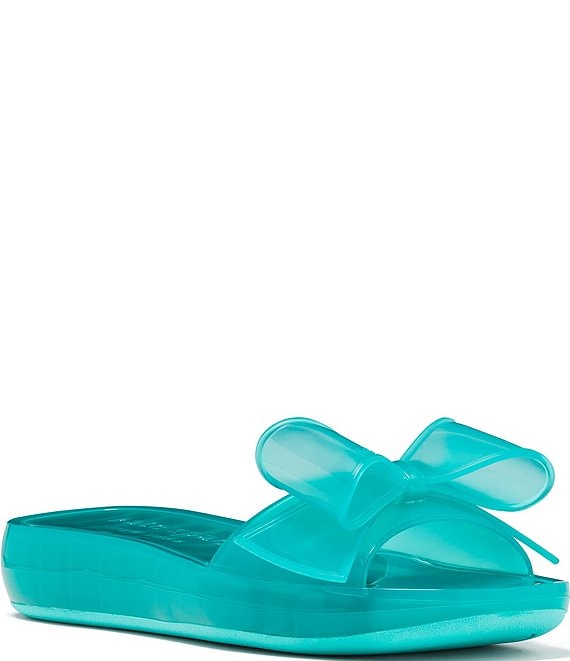 kate spade new york Tie The Knot Jelly Bow Pool Slide Sandals | Dillard's