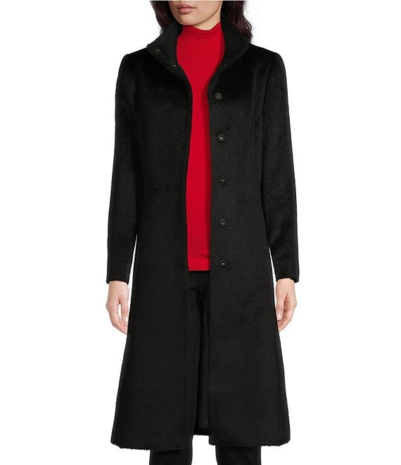 Marilyn Camel Long Wool Coat with Contrast Piping for winter – The August  Co.