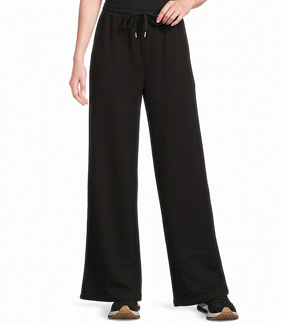 KATYDID Drawstring Waistband Wide Leg Pants