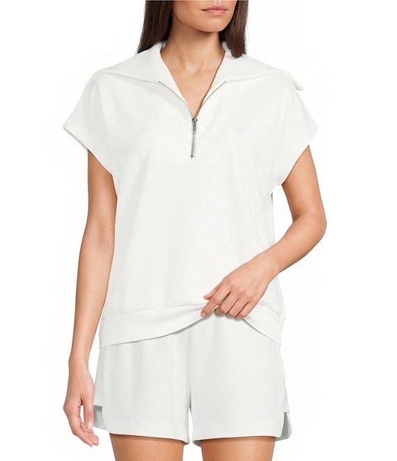 KATYDID Scuba Half Zip Coordinating Top