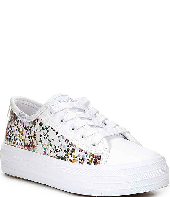 Keds Kids Triple UP Glitter Under Glas Little Kid Big Kid Girls 5.5 Big Kid M