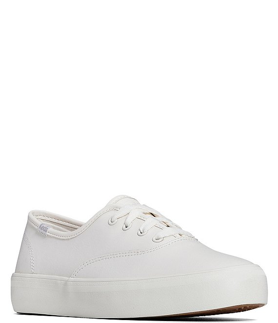 Keds champion white leather fashion sneakers