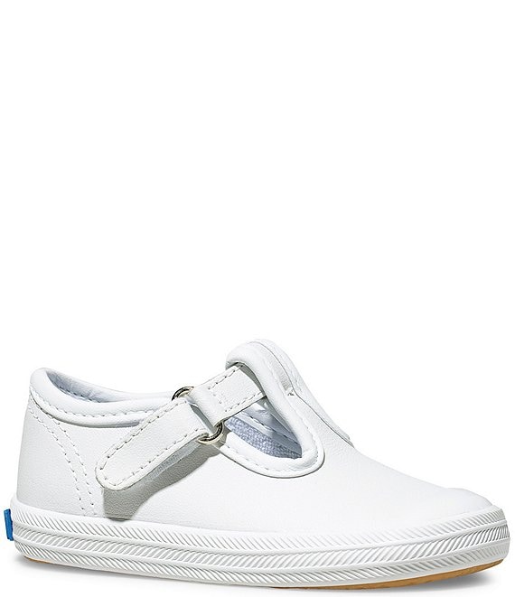 Color:White - Image 1 - Girls' Champion T-Strap Sneakers (Infant)